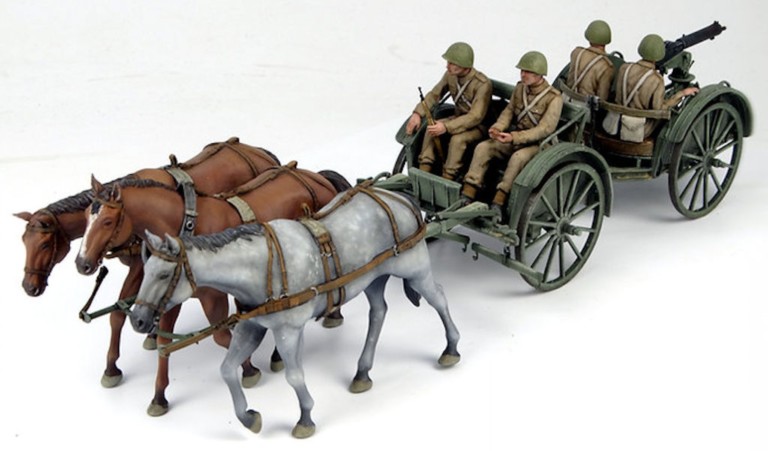 Kit chariot pour mitrailleuse d'infanterie WZ.36 polonais