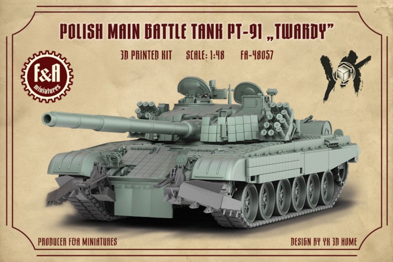 Kit char de combat principal polonais PT-91 « Twardy »