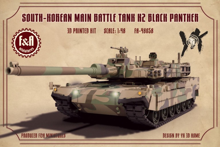 Kit char de combat principal sud-coréen K2 Black Panther 