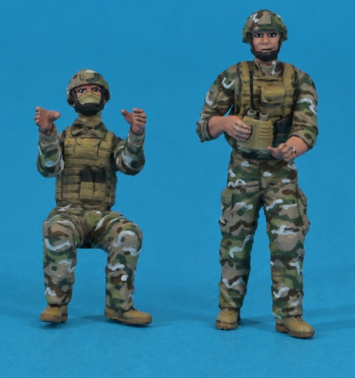 Figurines équipage Poste de tir Mistral