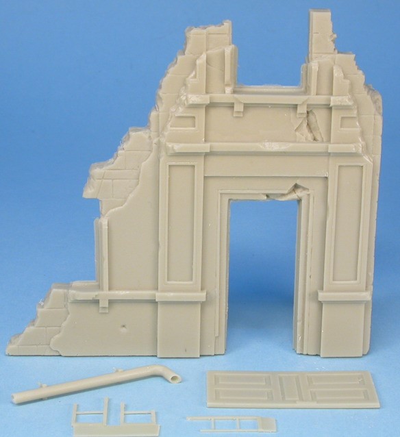 Corner of a ruined house