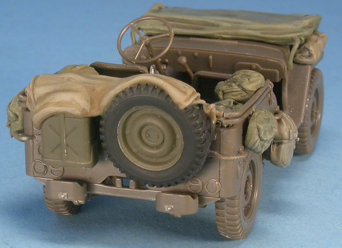 Paquetages Jeep Willys base Tamiya 