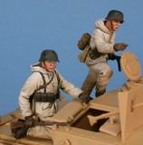 German StuG.III winter tank pilot - set 1