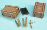 Ammunition boxes and 47mm SA37 shells