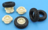 Set of wheels rubbers VLRA Acmat